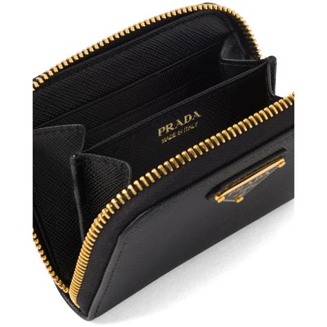 saffiano card holder prada